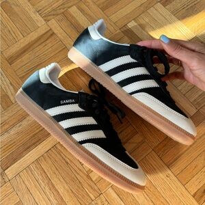 Adidas SAMBA OG W Core Black / Wonder White / Silver Metallic - like new